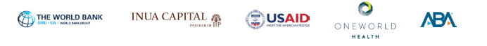The World Bank, Inua Capital, USAID, OneWorld Health, ABA