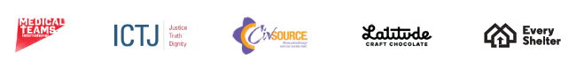 Medical Teams International, ICTJ, CivSource, Latitude Craft Chocolate, Every Shelter