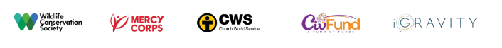 Wildlife Conservation Society, Mercy Corps, Church World Service, CWFund, iGravity